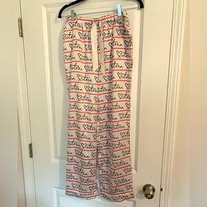 New Victorias Secret Small Pink Pajama Pants